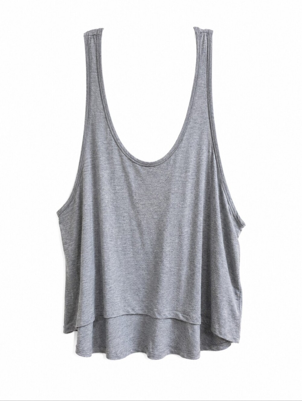 Lululemon Intended Tank Women’s Size 6/8 Heathered Gray Scoop Neck Lightweight